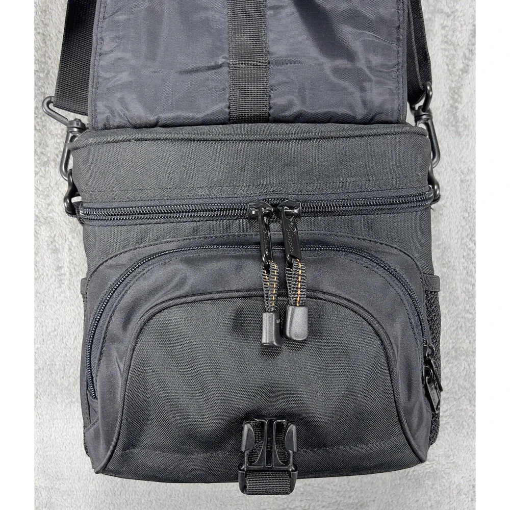 Lowepro Nova 2 AW Camera Bag - Black - Rain cover, strap, inner dividers